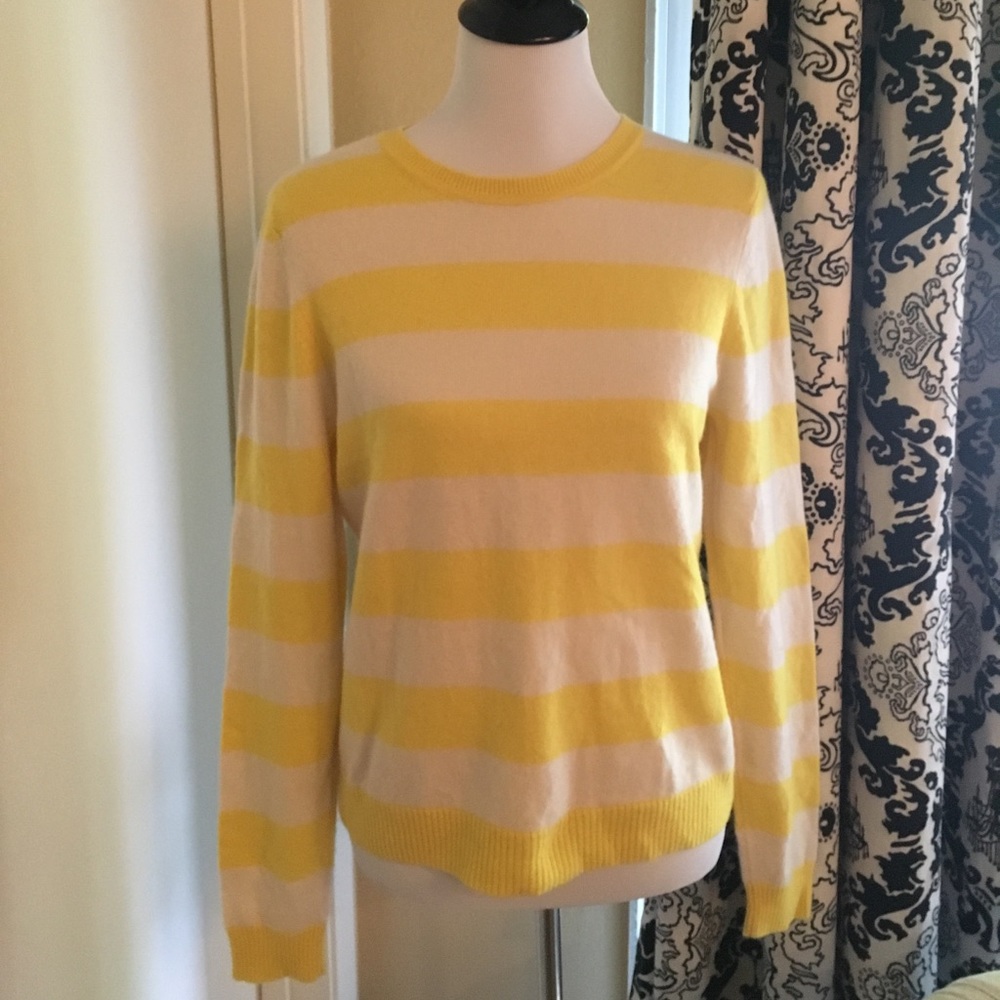 Calvin Klein // striped cashmere sweater